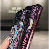 CIFEEO- 3D Flower Phone Case For iphone 15 14 13 12 11 Pro Max Fashion Creative Colorful Soft Silicone Shockproof Luxury Cover Cases