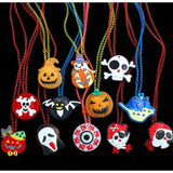 Cifeeo Halloween Party Favor Gifts Cute Glowing Finger Ring Brooch Necklace Watch Toys Kids Souvenir Giveaways Children Pinata Fillers