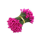 130pcs 3mm Double Heads Pearl Stamen Pistils DIY Artificial Flower Materials Scrapbooking Crafts Cake Decoration Floral Bead