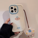 Cifeeo-gifts Puppy Plush Lanyard Phone Case