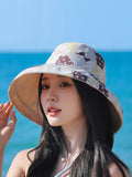 CIFEEO- Women Casual Sunproof Dual-side Wearring Hat QW1037