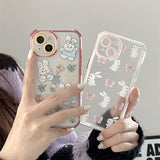 Cifeeo-gifts Cute Cartoon Bunny With Bow Phone Case