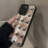 Cifeeo-gifts Plaid Cherry Phone Case