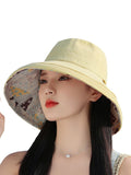 CIFEEO- Women Casual Sunproof Dual-side Wearring Hat QW1037