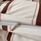 Cifeeo-Ins Stripes Bedding Set with Pillowcase bed sheet Single Full Size Bed Linen Duvet Cover Set Queen/King Double Comforter Cover