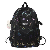 Cifeeo-back to school gifts Girl Travel Book Laptop Backpack Fashion Ladies Trendy Color Student Bag Female Cute Pink College Backpack Cool Women School Bag