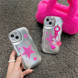 Cifeeo-gifts Girl Pink Star Phone Case