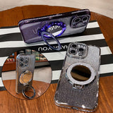 Cifeeo-gifts Magnetic Makeup Mirror Holder Phone Case