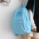 Cifeeo-back to school gifts Female Department Plaid Backpacks for Women Waterproof School Backpack Bag Korean Large Capacity Shoulder School Bags Ruckpack