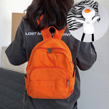 Cifeeo-back to school gifts Japanese Girl Small Backpack Women Vintage Canvas School Backpack Bag for Teens Female Original Niche Ruckpack Ins School Bags