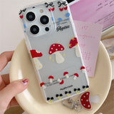 Cifeeo-gifts Cute Mushroom Pendant Phone Case