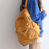 Cifeeo-back to school gifts New Fashion Women's Backpack Canvas Travel Backpacks College Student School Bag for Teenager Girls Female Shoulder Bags Book Bag