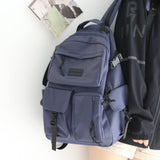 Cifeeo-back to school gifts Colorful Vintage Backpack Men Women 15.6 Inch Laptop Backpacks Ladies Shoulder School Bag for Teenage Girls Fashion Bookbags New