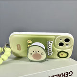 Cifeeo-gifts Kawaii Cartoon Green Avocado Phone Case