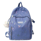 Cifeeo-back to school gifts Girl Travel Book Laptop Backpack Fashion Ladies Trendy Color Student Bag Female Cute Pink College Backpack Cool Women School Bag