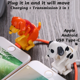 Cifeeo-gifts Moving Puppy Mobile Phone Data Cable