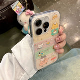 Cifeeo-gifts Fresh Lace Cute Fried Egg Cat Phone Case
