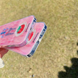 Cifeeo-gifts Girly Pink Tomato Butterfly Phone Case