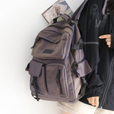 Cifeeo-back to school gifts Colorful Vintage Backpack Men Women 15.6 Inch Laptop Backpacks Ladies Shoulder School Bag for Teenage Girls Fashion Bookbags New