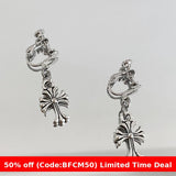 Cifeeoshop christmas outfit men Christmas gifts idea Dark Retro Cross Ear Studs Earless Ear Clip Japanese and Korean Simple Trendy Cool Men and Women Ear Buckle