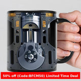 Cifeeoshop Christmas gifts idea Cyber Monday 2024 burly men Mechanical Engine Mechanic Engine Engine Ceramic Coffee Mug Water Cup Car Motorcycle