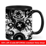 Cifeeoshop Christmas gifts idea Cyber Monday 2024 burly men Mechanical Engine Mechanic Engine Engine Ceramic Coffee Mug Water Cup Car Motorcycle