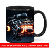 Cifeeoshop Christmas gifts idea Cyber Monday 2024 burly men Mechanical Engine Mechanic Engine Engine Ceramic Coffee Mug Water Cup Car Motorcycle