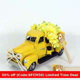 Cifeeoshop christmas aesthetic Christmas gifts idea for kid Decorative Red Metal Truck Decoration Christmas Decoration Gift Vintage Red Truck