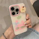 Cifeeo-gifts Pink Cloth Bag 3D Apple Phone Case