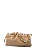 CIFEEO - Ruched Chain Shoulder Bag  - Women Shoulder Bags