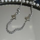 Cifeeo-Vintage Jewelry Y2K Style Vintage Exquisite Star Charms Pendant Necklaces Trendy Jewelry 2023 Cool Y2k Star Chains Choker For Women Party