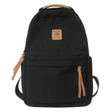 Cifeeo-back to school gifts 2025 Fashion Solid Color Women Backpack Female Kawaii Nylon Travel Bag Korean Portable Schoolbag for Girl Student Cute Bookbag