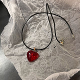 Cifeeo-Vintage Jewelry Y2K Style Vintage Fashion Leather rope Star Pendant Necklace For Women Men Antique Silver Color Jewelry Accessories Y2k Aesthetic