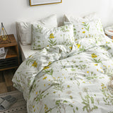 Cifeeo-2025 Spring Bedding Set Nordic Bedding Set with Floral Duvet Cover Pillowcase Ins Bed Linen US AU EU Size Queen Double Home Hotel Bedclothes