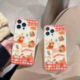 Cifeeo-gifts Cute Cartoon Afternoon Tea Dachshund Phone Case