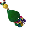 CIFEEO- Women Bohemia Colorful Bead Weave Tassel Pendant Necklace FG1020