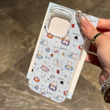Cifeeo-gifts Blue Plaid Westie Puppy Phone Case