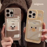 Cifeeo-gifts Cute Cartoon Card Holder Phone Case