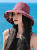 CIFEEO- Women Casual Sunproof Dual-side Wearring Hat QW1037