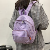 Cifeeo-back to school gifts Japanese Girl Small Backpack Women Vintage Canvas School Backpack Bag for Teens Female Original Niche Ruckpack Ins School Bags