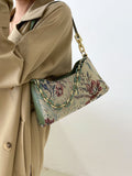 CIFEEO - Floral Painting Chain Shoulder Bag  - Women Shoulder Bags