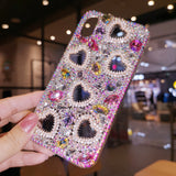 Cifeeo-gifts Rhinestone Heart Phone Case