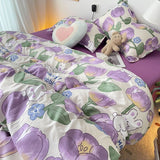 Cifeeo-2025 Spring Bedding Set Lucky Dog Bedding Set Cute Cartoon No Filler Twin Full Size Duvet Cover Flat Sheet Pillowcase Fashion Girls Boys New Bed Linen