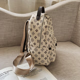 Cifeeo-back to school gifts Small Backpack Women Soft PU Leather Zipper Shoulder Bag Vintage Multifunction Simple Solid Crossbody Bags Travel Daily Bagpack