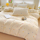 Cifeeo-2025 Spring Bedding Set Summer Bedding Set 2025 Ins Twin Queen Duvet Cover Flat Sheet Pillowcase No Filler Girl Boys Hotel Home Bed Linens