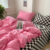 Cifeeo-Ins Bedding Comforter Cover sets Duvet Cover beds heets set with pillows case Bedding Linens Set for Queen/King Bed