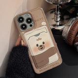 Cifeeo-gifts Cute Cartoon Card Holder Phone Case