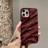 Cifeeo-gifts Simple Style Wave Pattern Phone Case