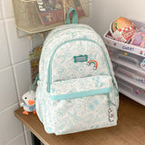 Cifeeo-back to school gifts Schoolbag female Korean version of high school students backpack middle school students small fresh simple backpack 2025 new