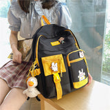 Cifeeo-back to school gifts Large Capacity Women Backpack 2021 New Mori College Couple School Backpacks Retro Simple 15.6inch School Bags for Teenage Girls